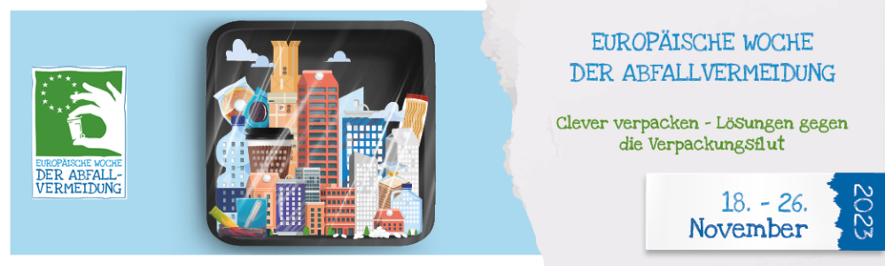 Plakat Europ&auml;ische Woche der Abfallvermeidung 2023